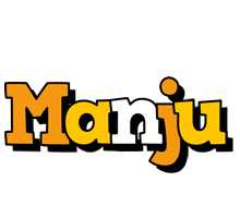 Manju cartoon logo