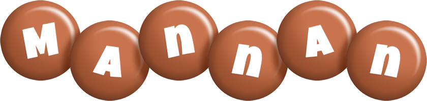 Mannan candy-brown logo