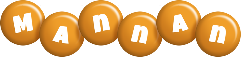 Mannan candy-orange logo