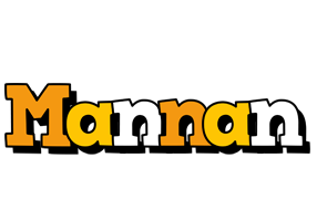 Mannan cartoon logo