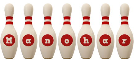 Manohar bowling-pin logo