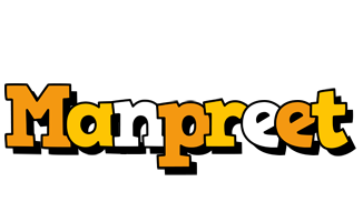 Manpreet cartoon logo