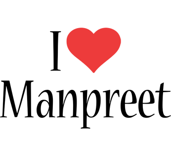 Manpreet i-love logo