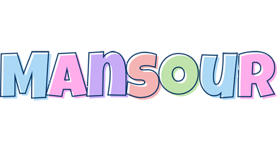 Mansour pastel logo