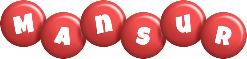 Mansur candy-red logo