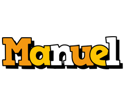 Manuel cartoon logo