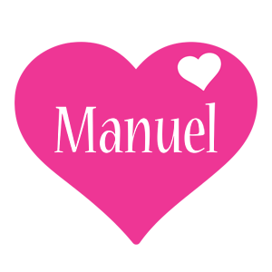 Manuel love-heart logo