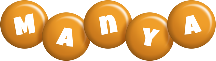 Manya candy-orange logo