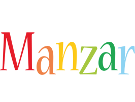 Manzar birthday logo