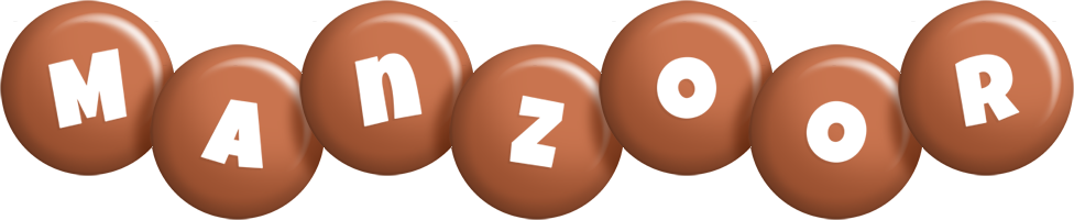 Manzoor candy-brown logo