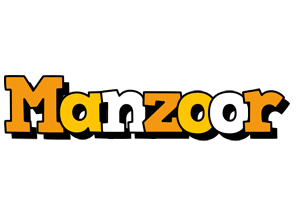 Manzoor cartoon logo
