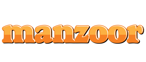 Manzoor orange logo