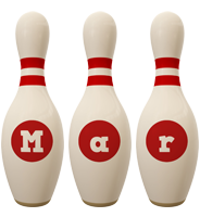 Mar bowling-pin logo