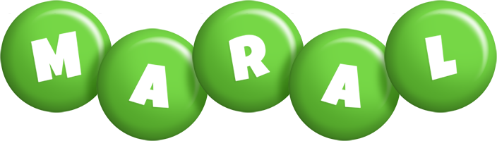 Maral candy-green logo
