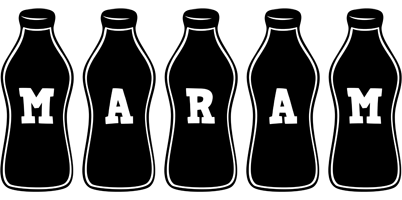 Maram bottle logo