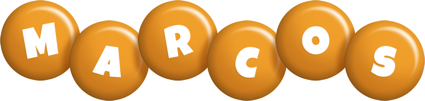 Marcos candy-orange logo