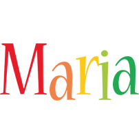 Maria birthday logo