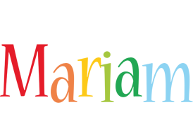 Mariam birthday logo