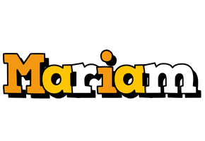 Mariam cartoon logo