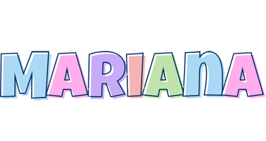 Mariana pastel logo