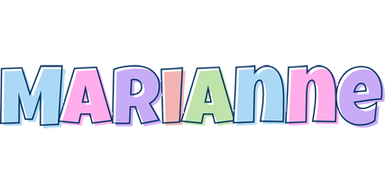 Marianne pastel logo