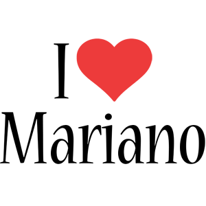 Mariano i-love logo