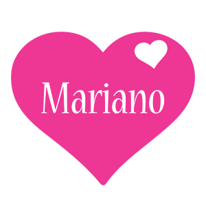 Mariano love-heart logo