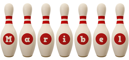 Maribel bowling-pin logo