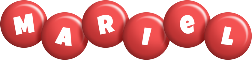 Mariel candy-red logo