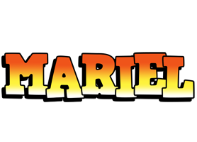 Mariel sunset logo