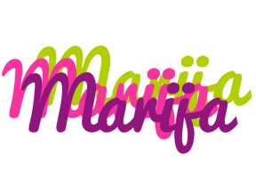 Marija flowers logo