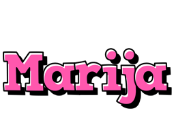 Marija girlish logo