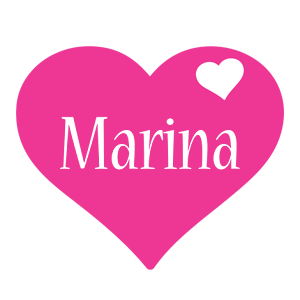 Marina love-heart logo