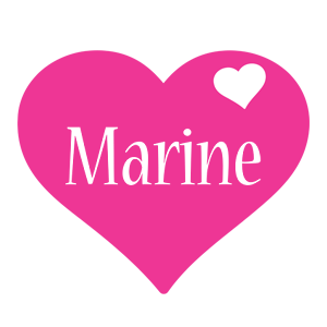 Marine love-heart logo