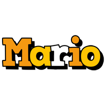 Mario cartoon logo