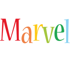Marvel birthday logo