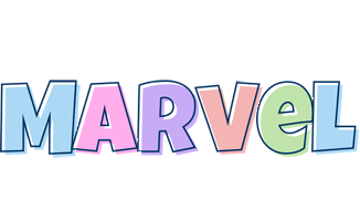 Marvel pastel logo