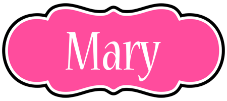 Mary invitation logo