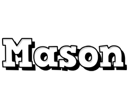 Mason snowing logo