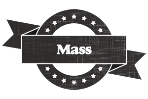 Mass grunge logo