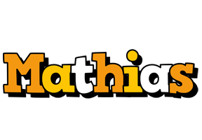Mathias cartoon logo