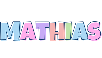 Mathias pastel logo