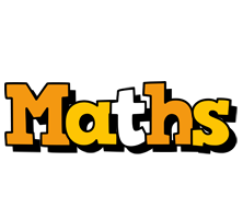 Maths cartoon logo