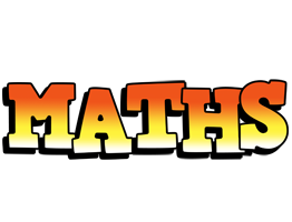 Maths sunset logo