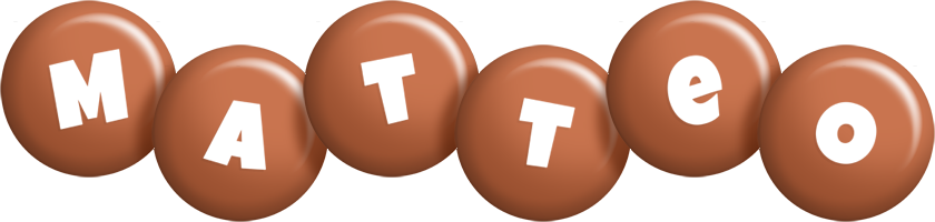 Matteo candy-brown logo