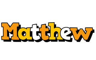 Matthew cartoon logo