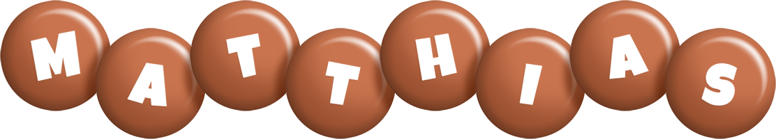 Matthias candy-brown logo