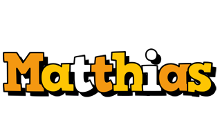 Matthias cartoon logo