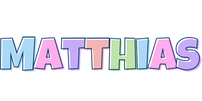 Matthias pastel logo