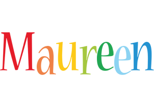 Maureen birthday logo